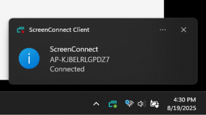Balloon Notification Customization